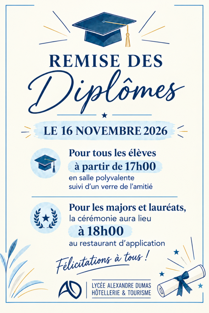 REMISE DES DIPLOMES 1 Invitation elegante pour remise des diplomes 2